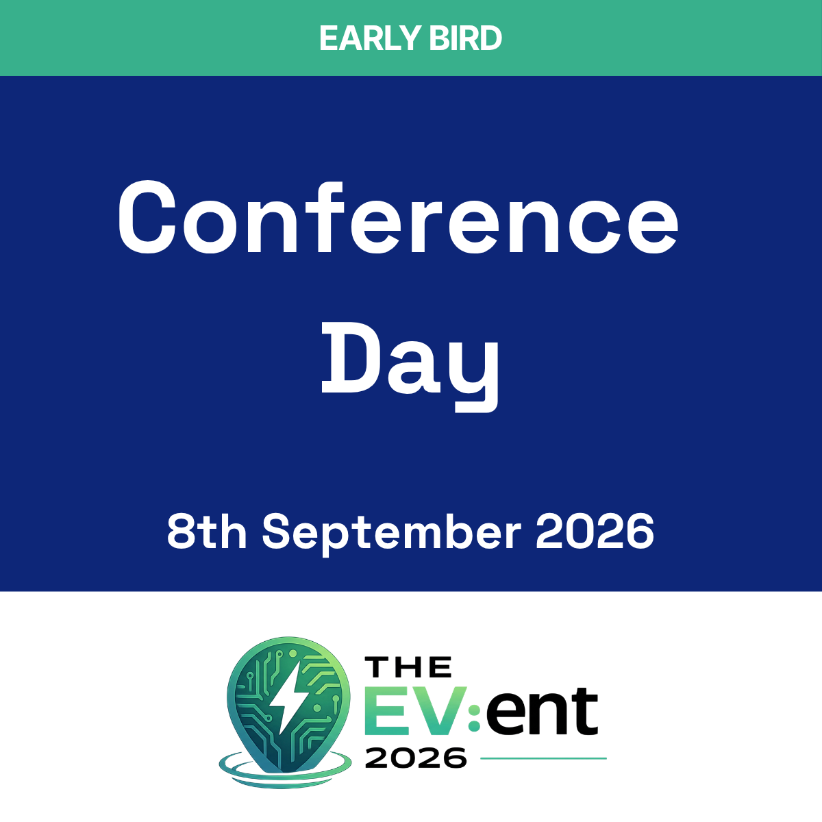 Early Bird - Tuesday Whole Day Conference Ticket - the EV:ent