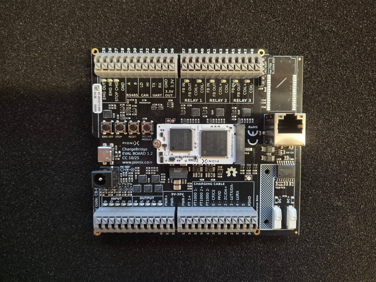 ChargeBridge EV Evaluation Kit – car side [PN: CB-EVAL-CCS-EV-LU-KIT]